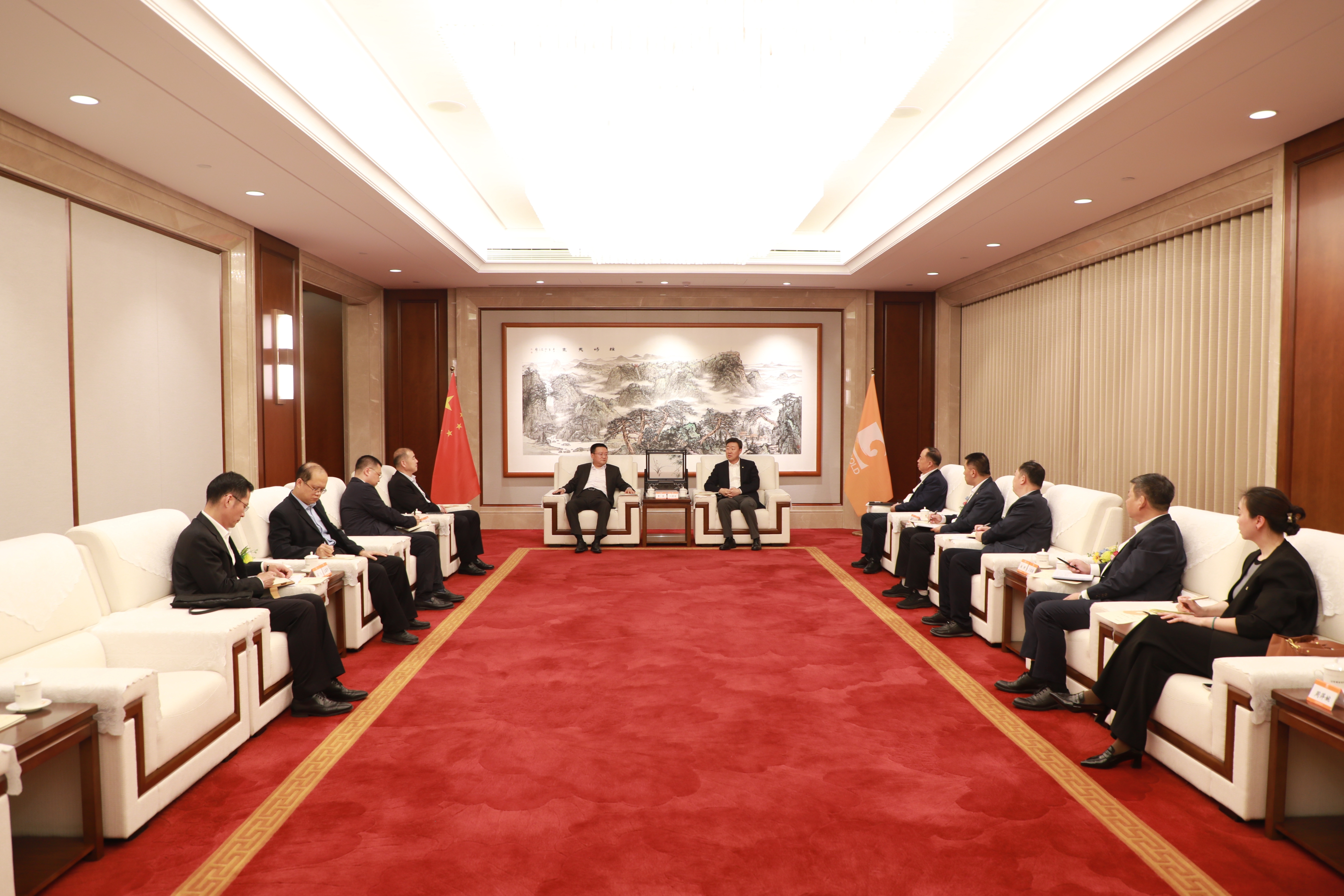 集团与山东财金集团举行事情谈判